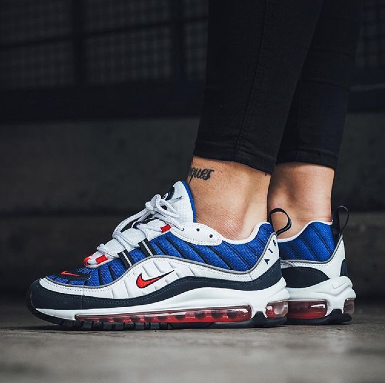 air max 98 femme bleu